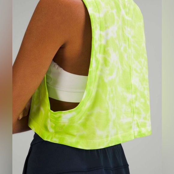 Lululemon All Yours Cropped Cotton Tank Top
Marmoleado Tie Dye Eccentric Lime - Picture 3 of 6